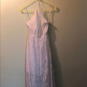 White/ cream lace dress